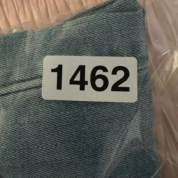 Old Navy Jeans OG Straight light wash high rise size 16 #1462 - Picture 6 of 7